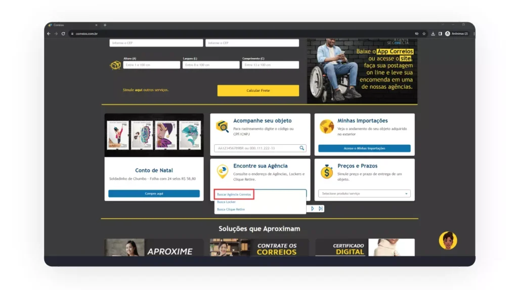 Procurar Agência Correios