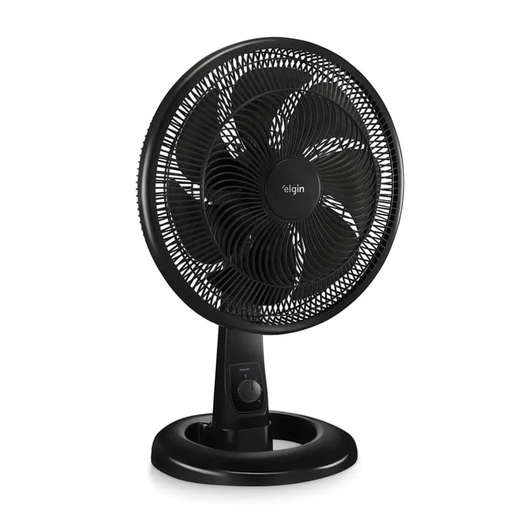 Ventilador de Mesa 7 pás Elgin 40 cm Breeze Air 140w Preto