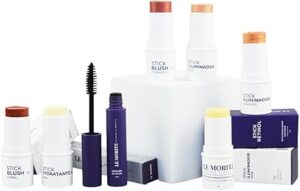 Kit de maquiagem completo com 190 cores, sombras, blush, corretivo e pincéis Ruby Rose